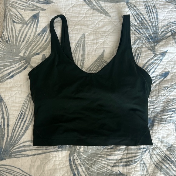 lululemon athletica Tops - Dark green lululemon align tank